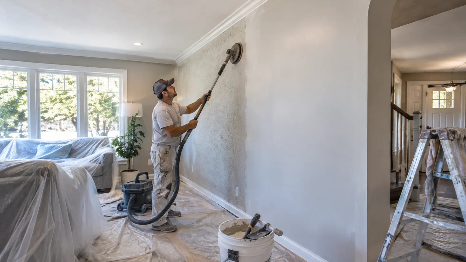 Can You Smooth Textured Walls Without Replacing the Drywall? main image